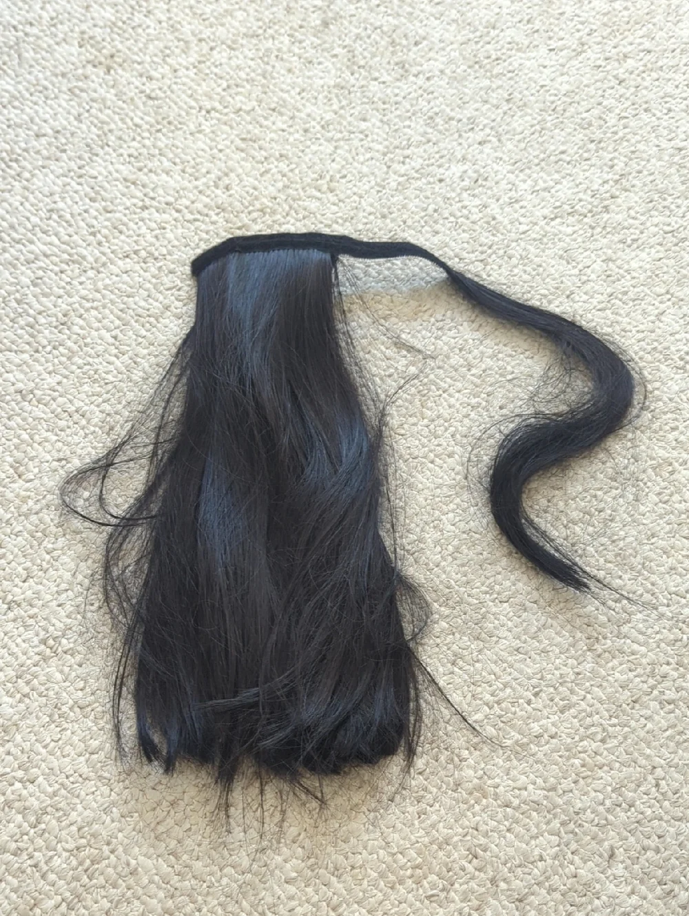 Black Clip-In Ponytail Hair Extension